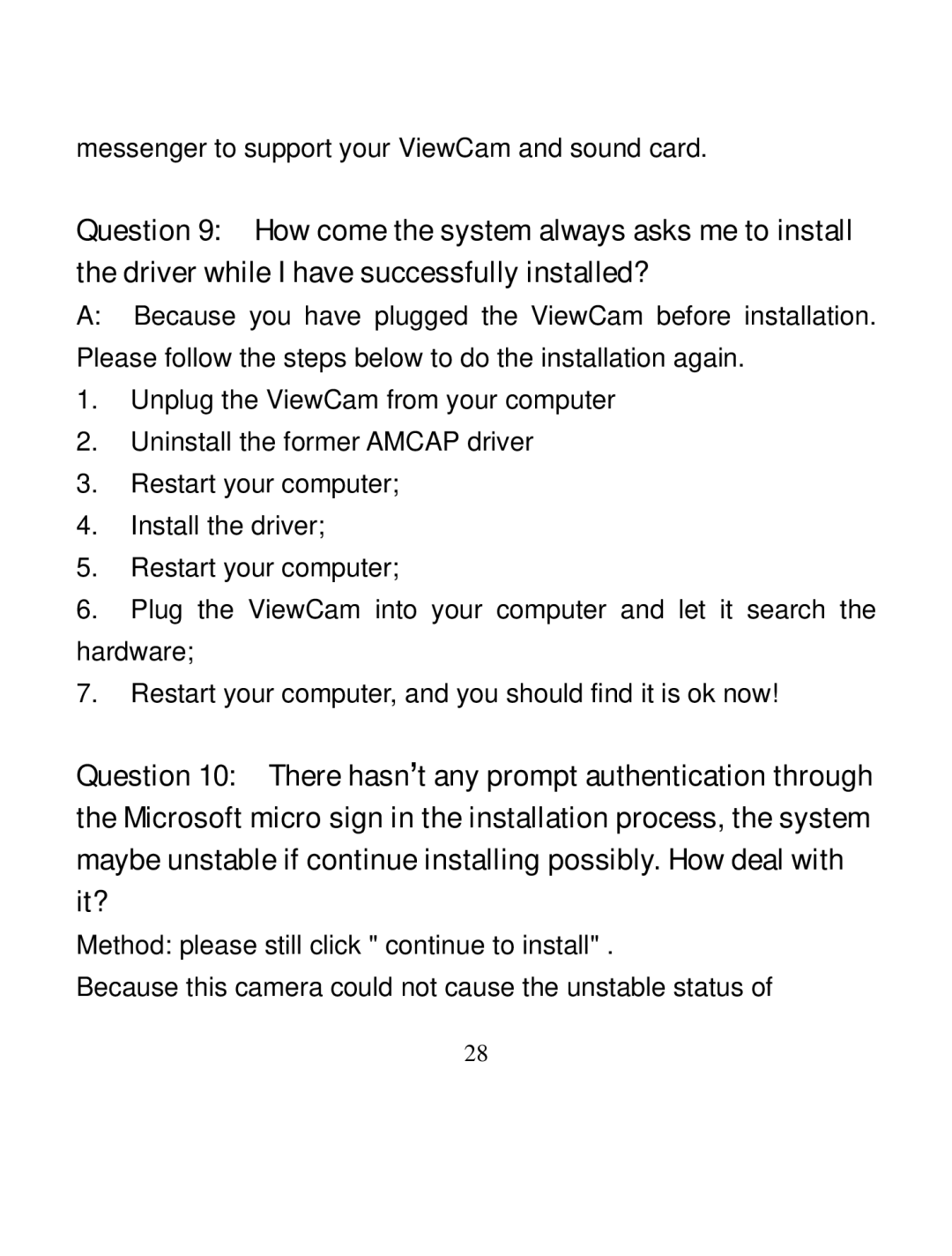 A4 Tech PK-5 user manual Messenger to support your ViewCam and sound card 