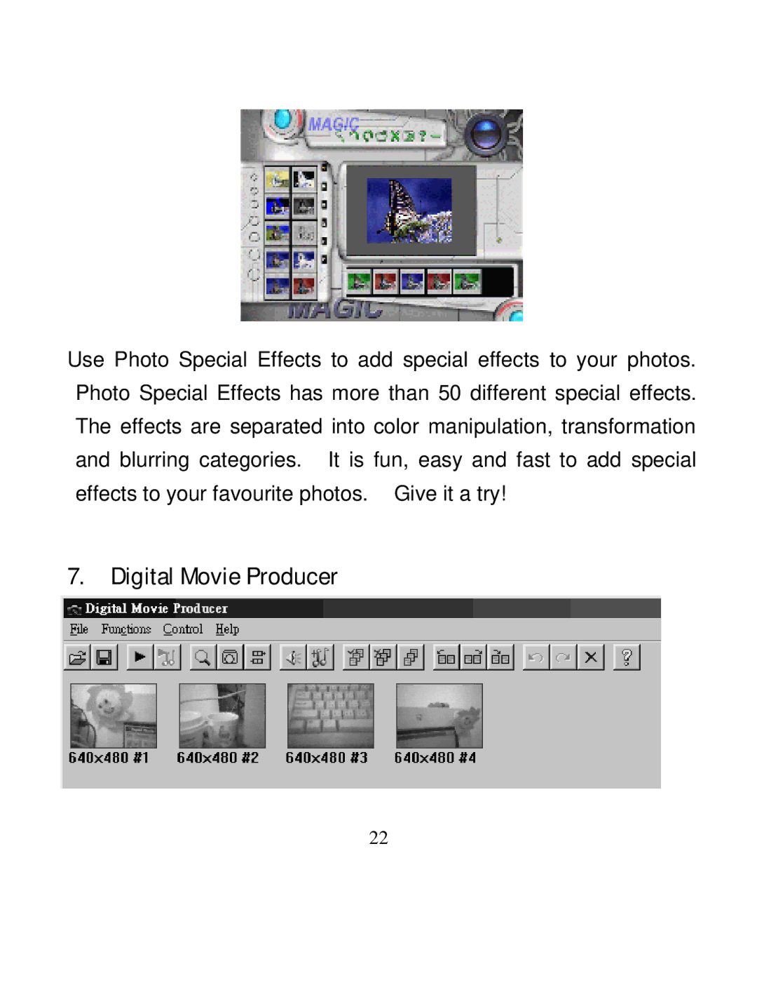 A4 Tech PK-635 user manual Digital Movie Producer 