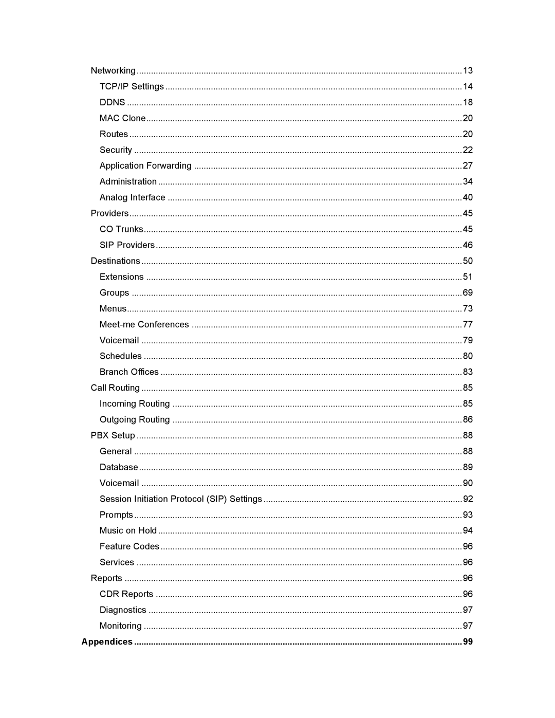 Aastra Telecom 1000 manual Appendices 