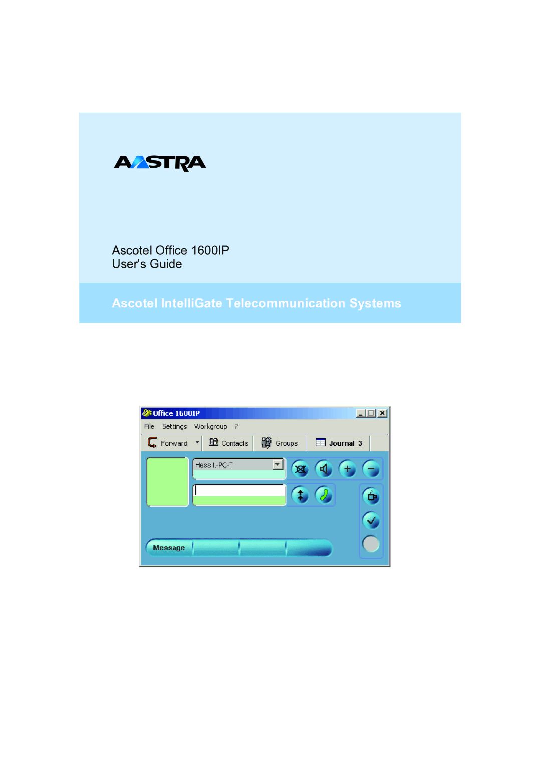 Aastra Telecom 1600IP manual Ascotel IntelliGate Telecommunication Systems 