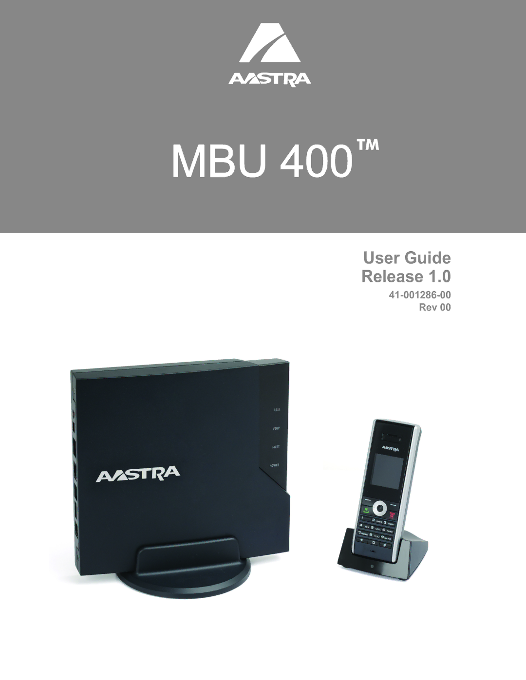 Aastra Telecom 41-001286-00 manual MBU 400TM 