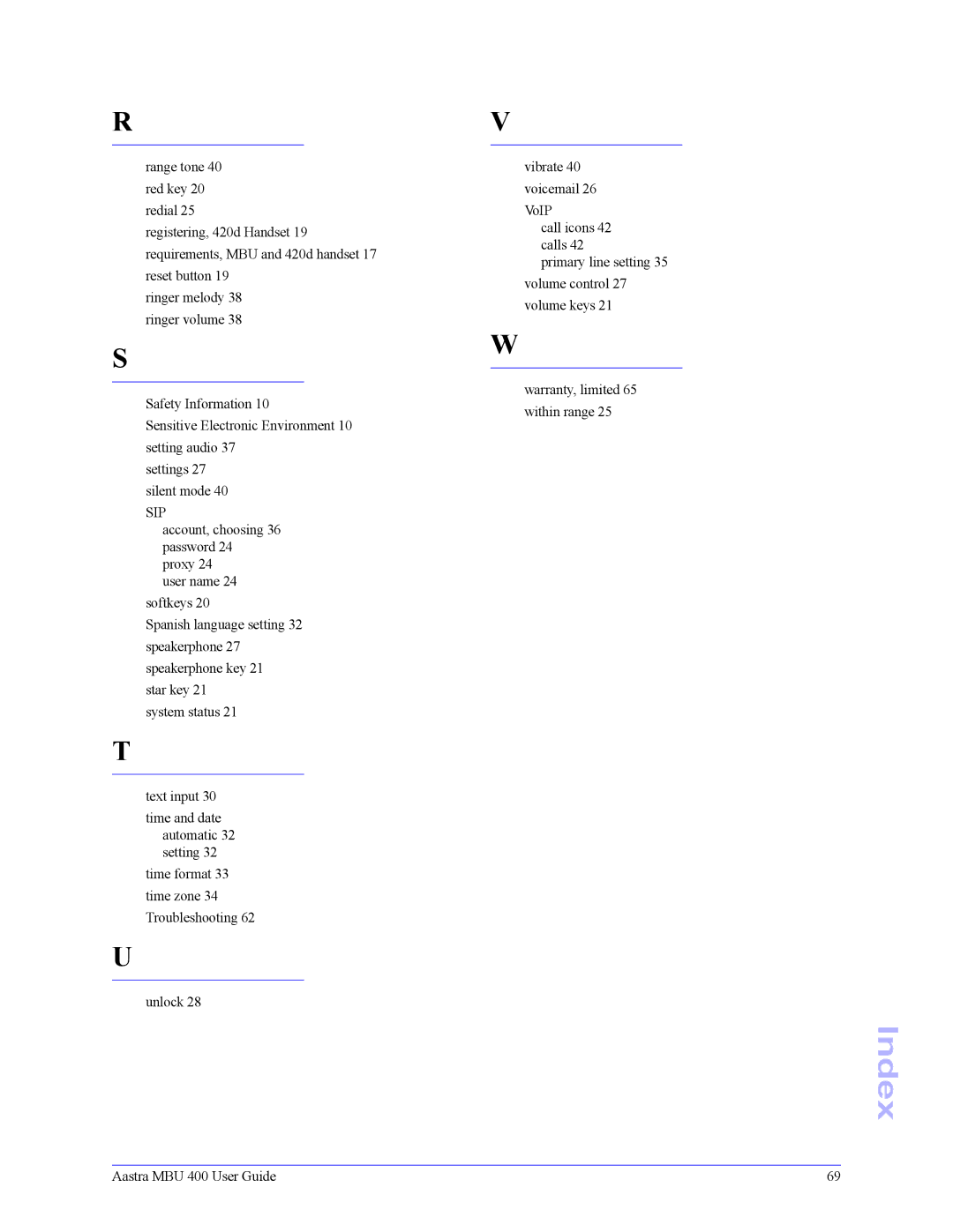 Aastra Telecom 41-001286-00 manual Sip 