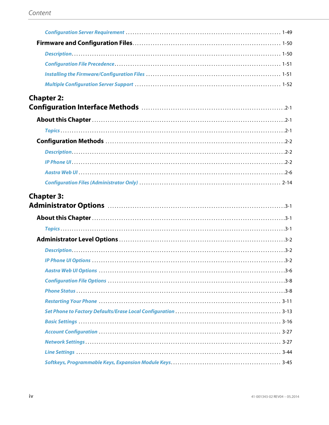 Aastra Telecom 41-001343-02 manual Chapter 