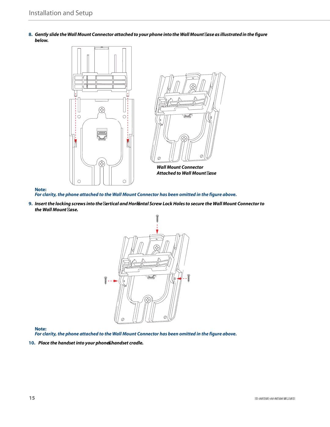 Aastra Telecom 41-001507-00 manual Place the handset into your phone’s handset cradle 