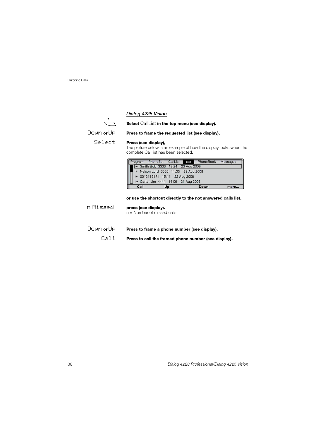 Aastra Telecom 4223 manual Dialog 4225 Vision 