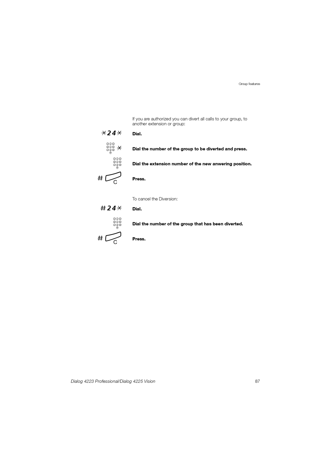 Aastra Telecom 4225, 4223 manual 24* zz 