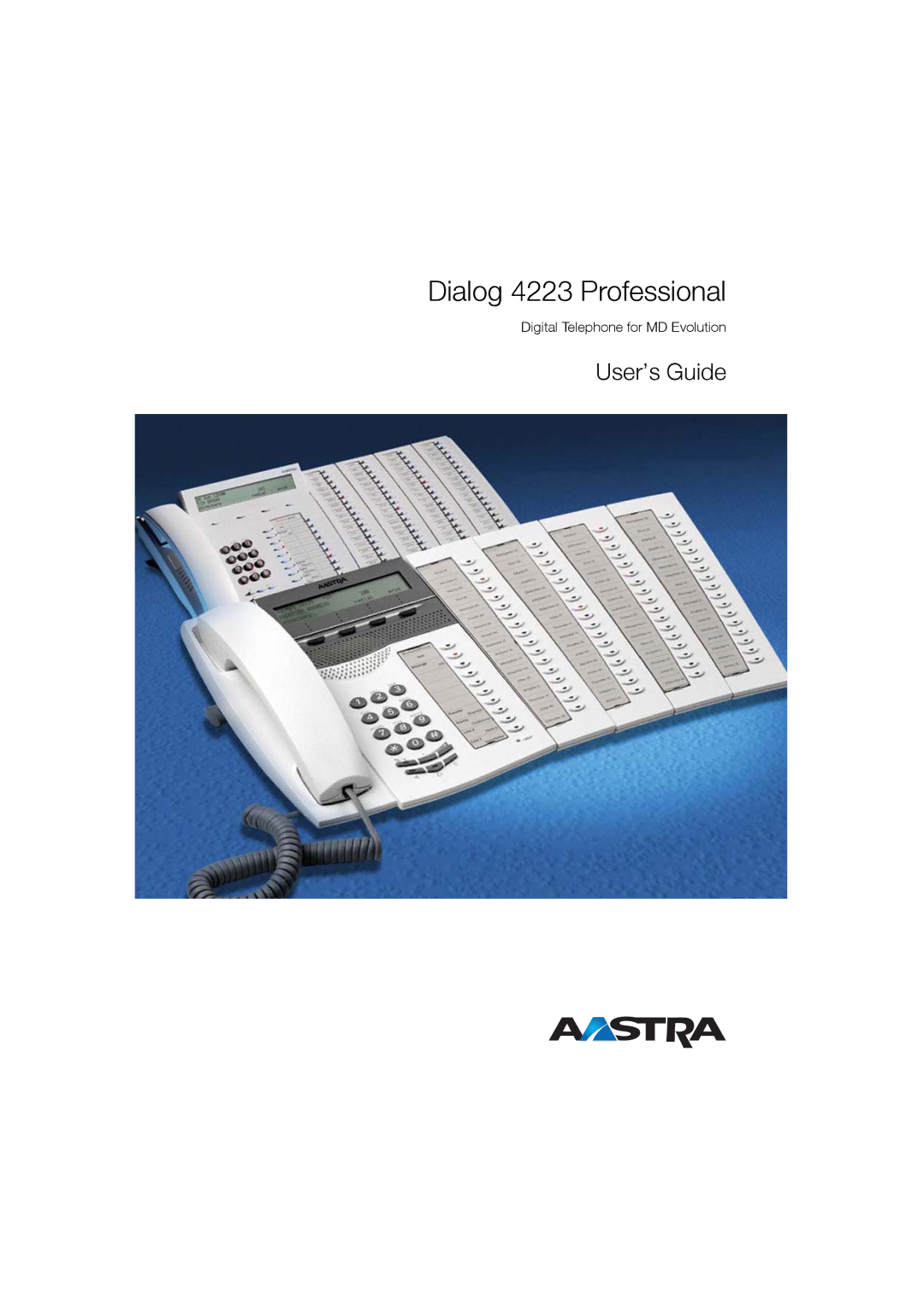 Aastra Telecom 4223 manual User’s Guide, Cover Page Graphic 