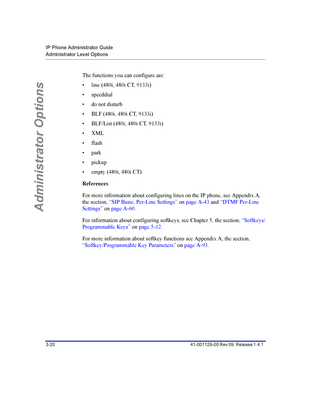 Aastra Telecom 480I CT manual Xml 