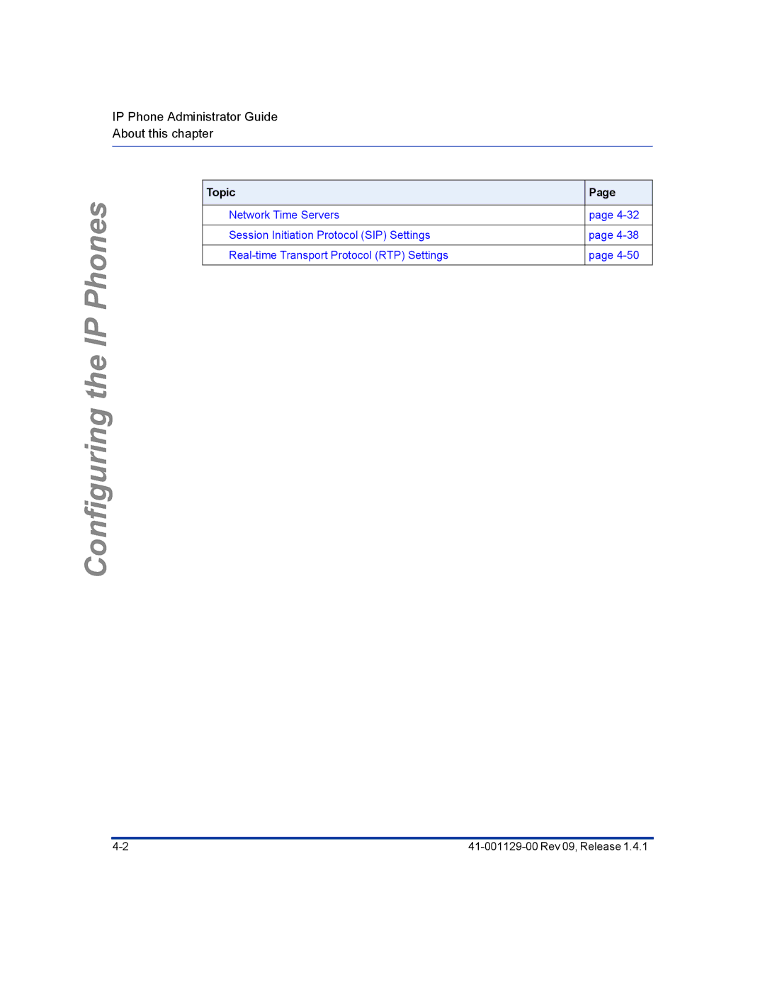 Aastra Telecom 480I CT manual Network Time Servers 