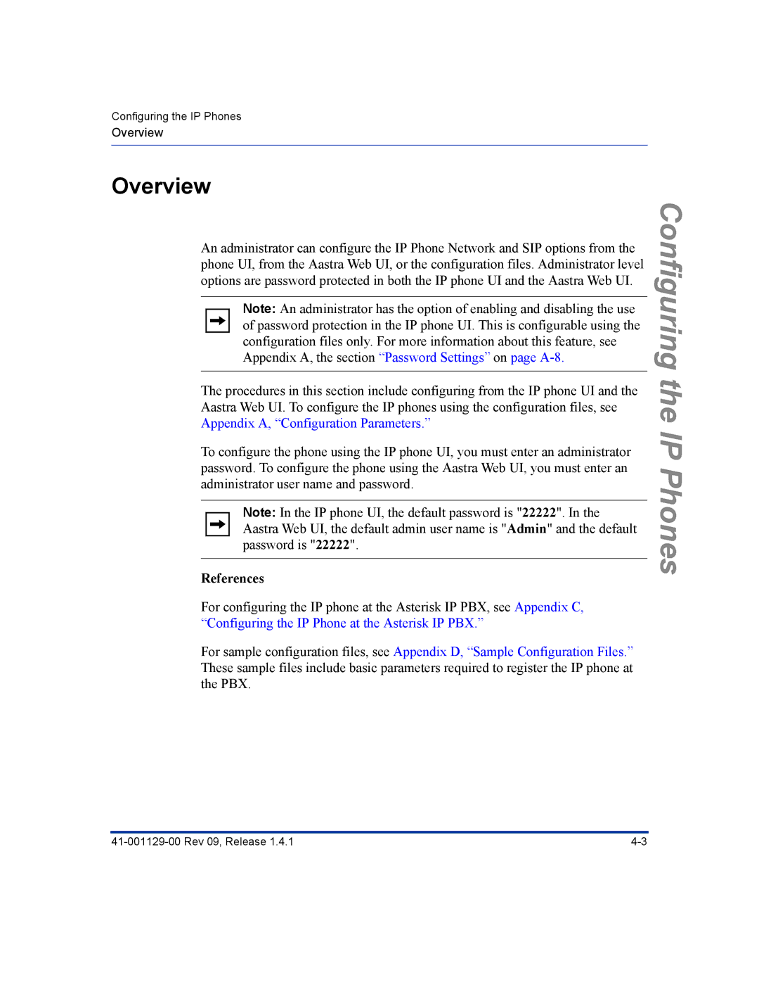 Aastra Telecom 480I CT manual Overview, References 