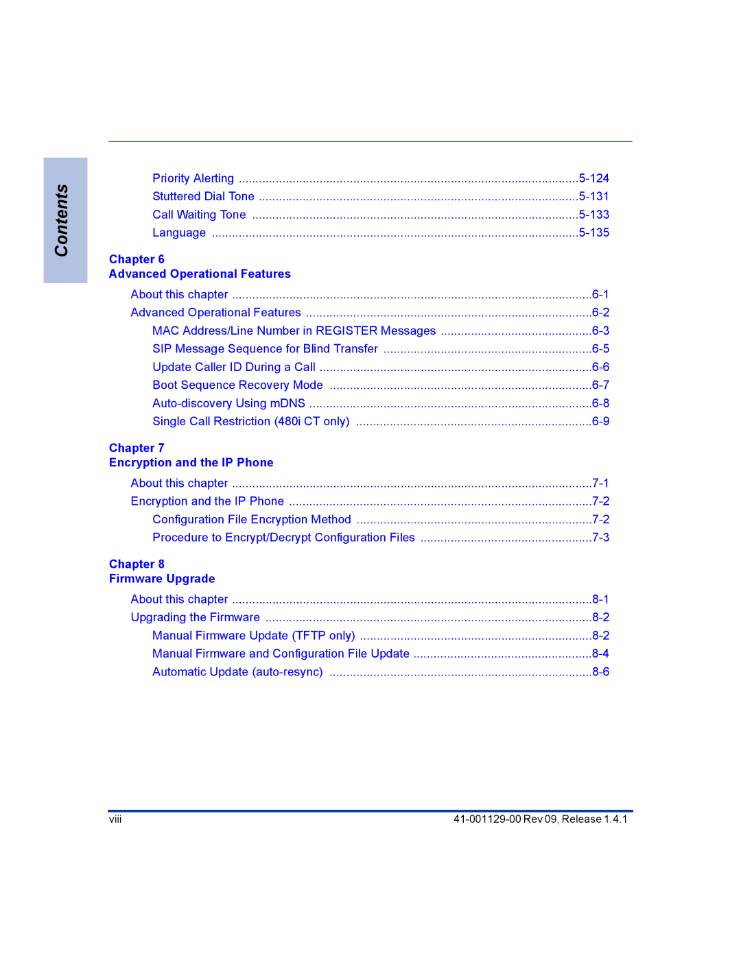 Aastra Telecom 480I CT manual Chapter Advanced Operational Features 