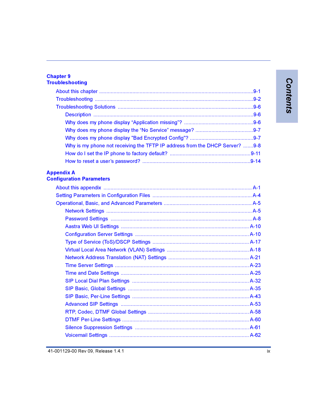 Aastra Telecom 480I CT manual Chapter Troubleshooting 