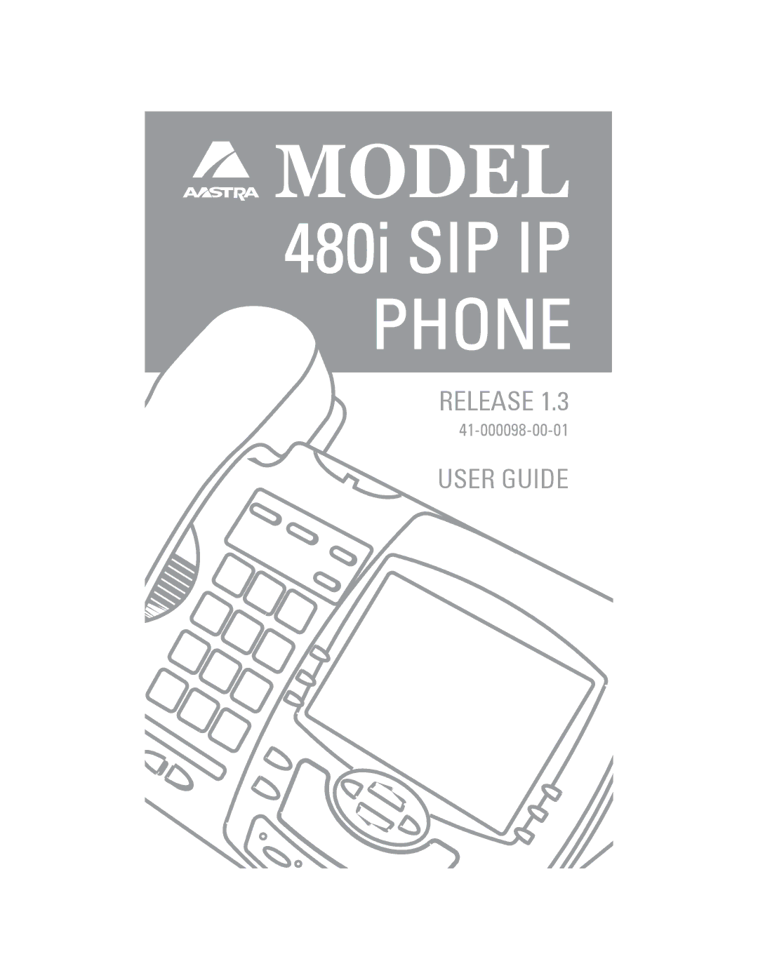 Aastra Telecom 480I manual 480i SIP IP Phone 