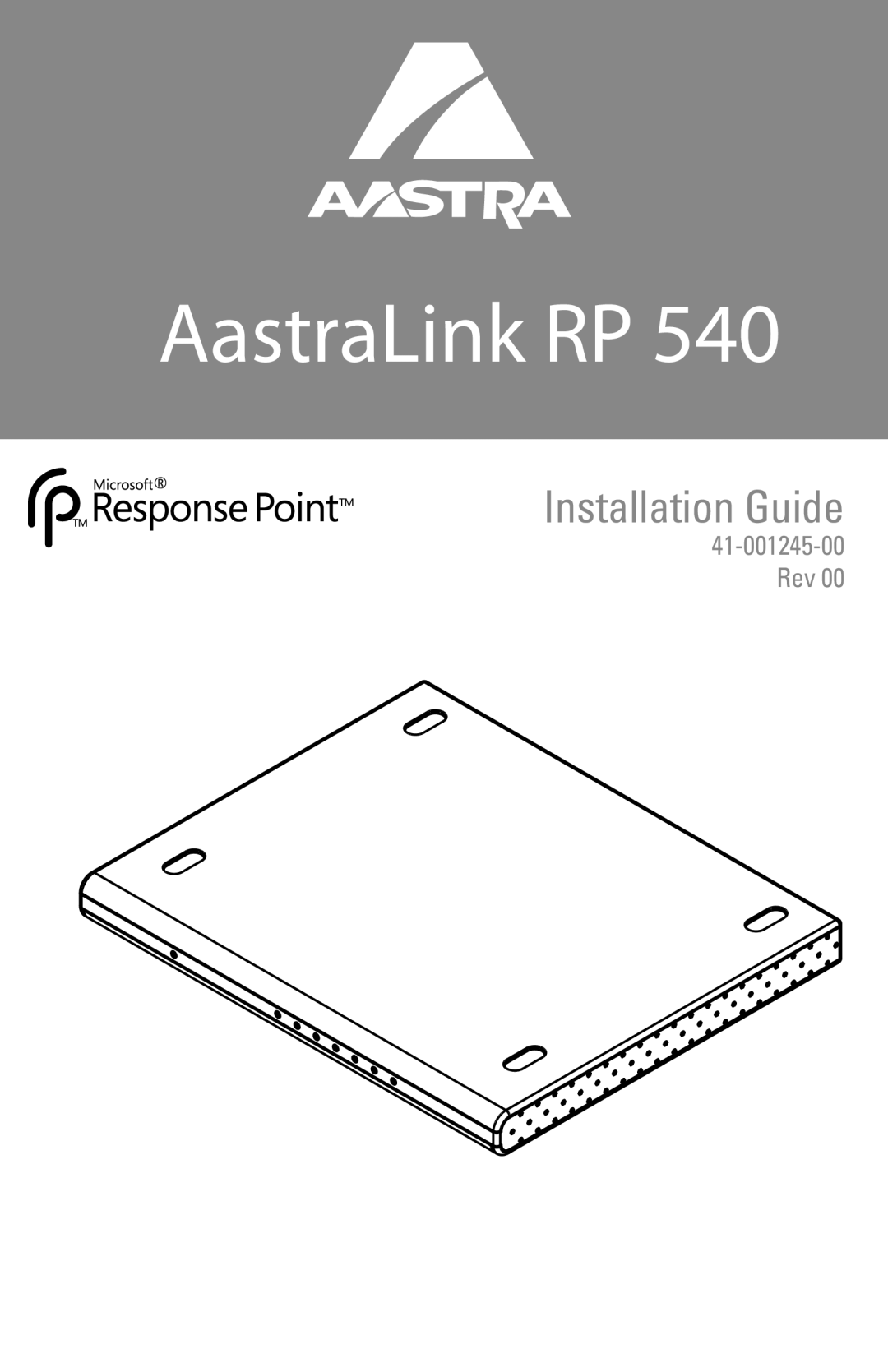 Aastra Telecom 540 manual AastraLink RP 