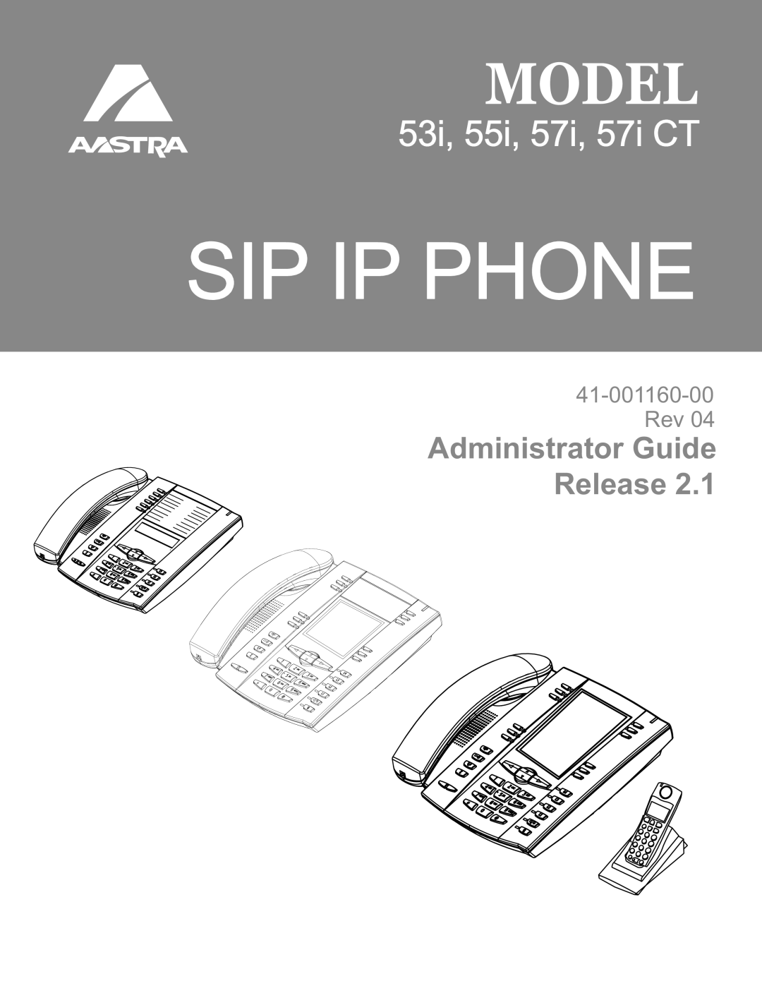 Aastra Telecom 55I, 57I CT, 53I manual SIP IP Phone 