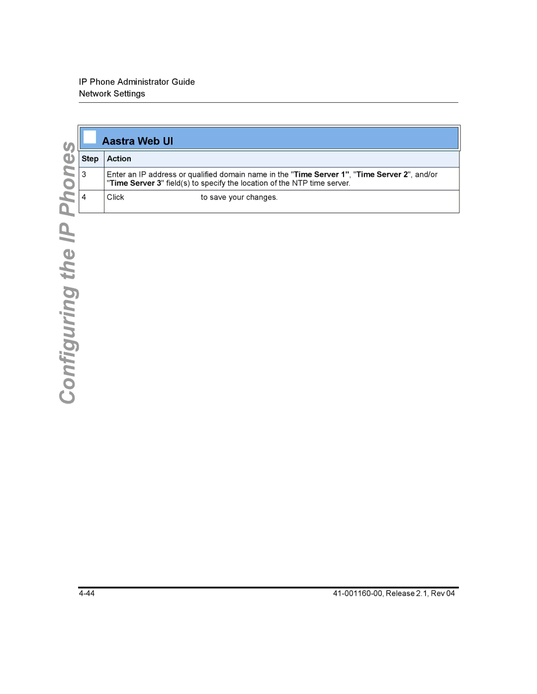 Aastra Telecom 57I CT, 55I, 53I manual To save your changes 