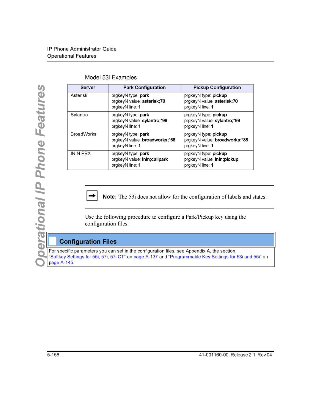 Aastra Telecom 57I CT, 55I, 53I manual Model 53i Examples 