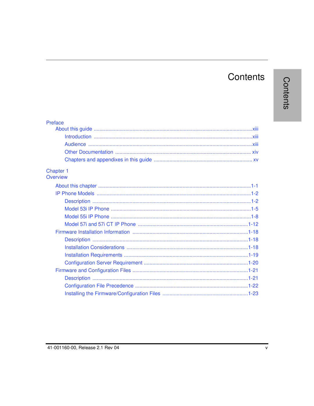 Aastra Telecom 55I, 57I CT, 53I manual Contents 