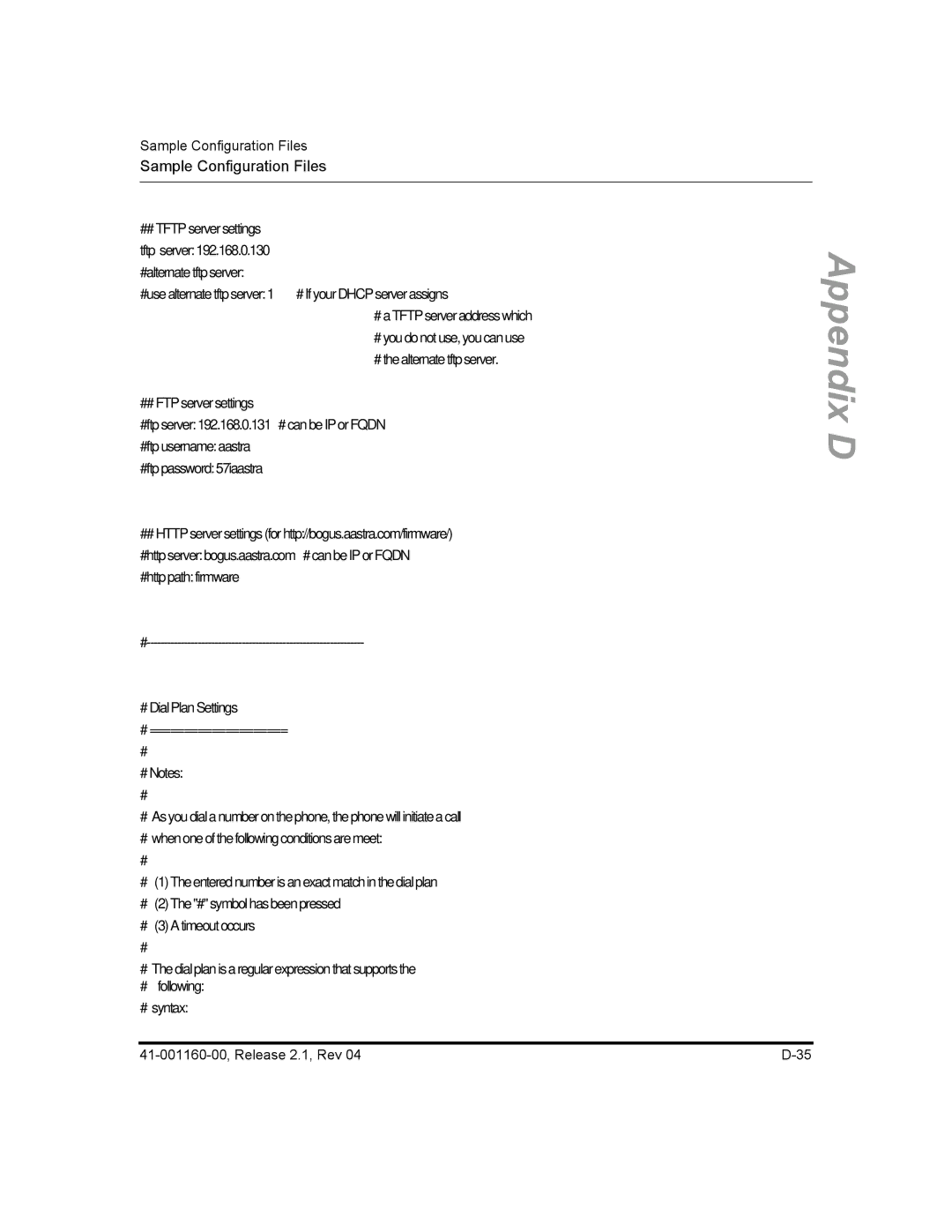 Aastra Telecom 53I, 57I CT, 55I manual Appendix 