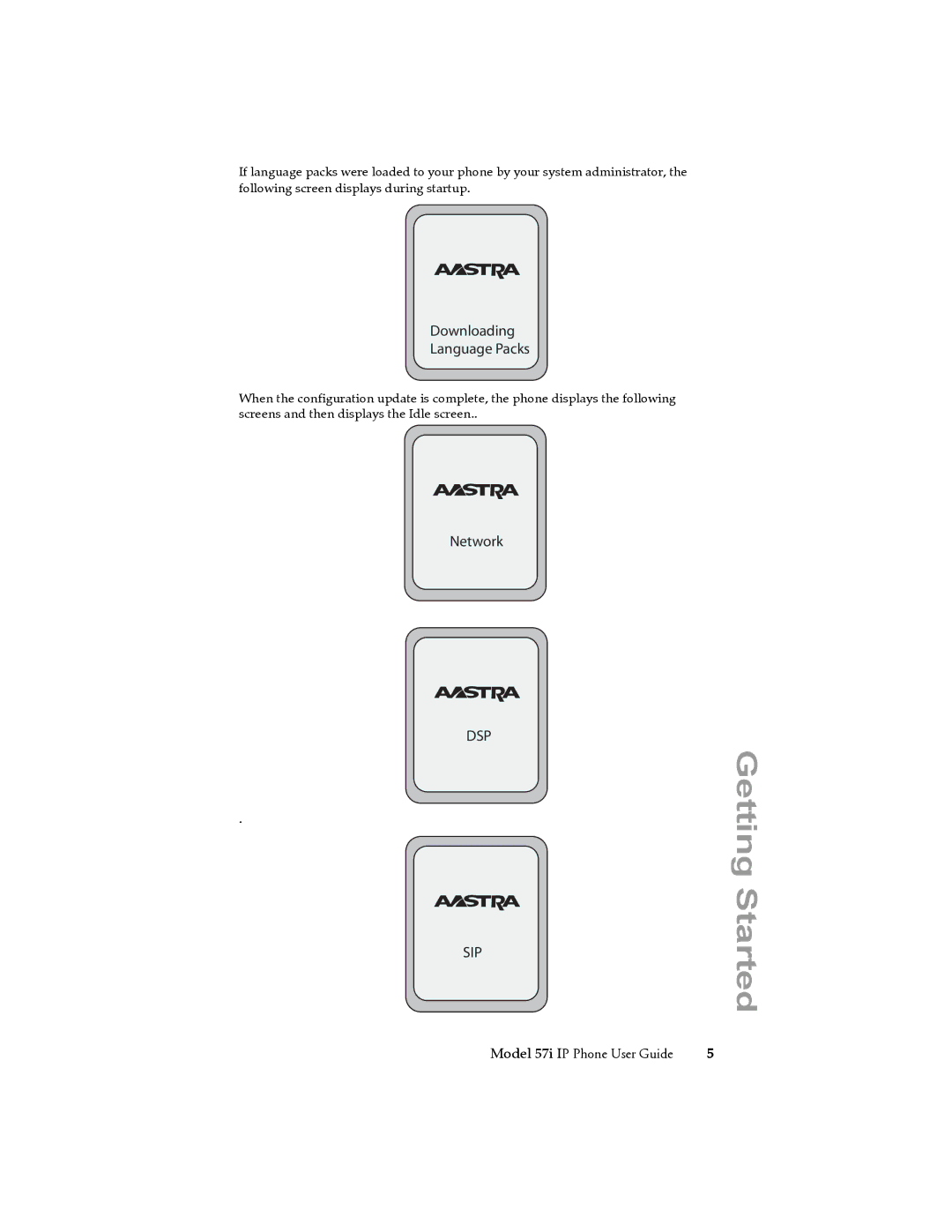 Aastra Telecom 57i IP Phone manual Dsp Sip 