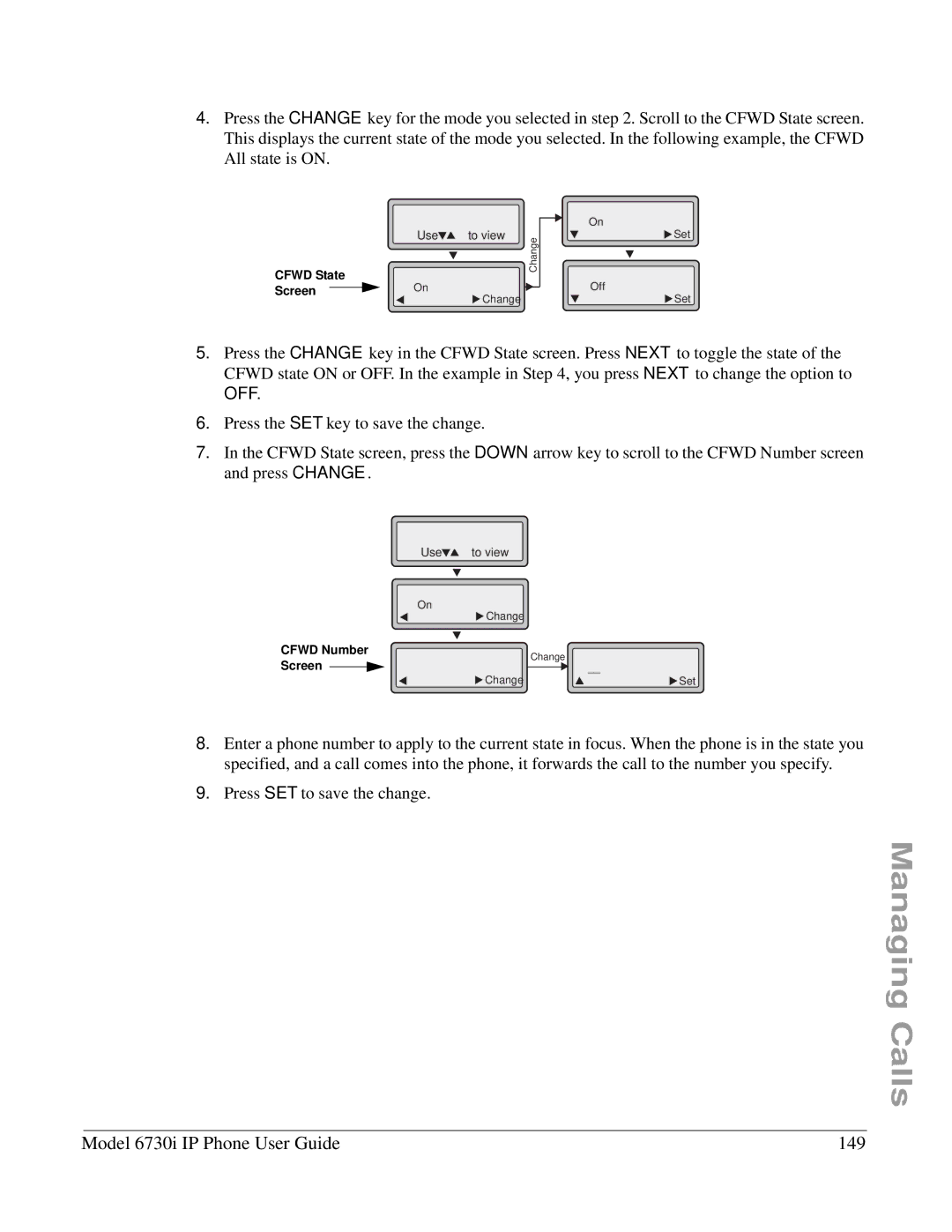 Aastra Telecom 6730I manual Model 6730i IP Phone User Guide 149 