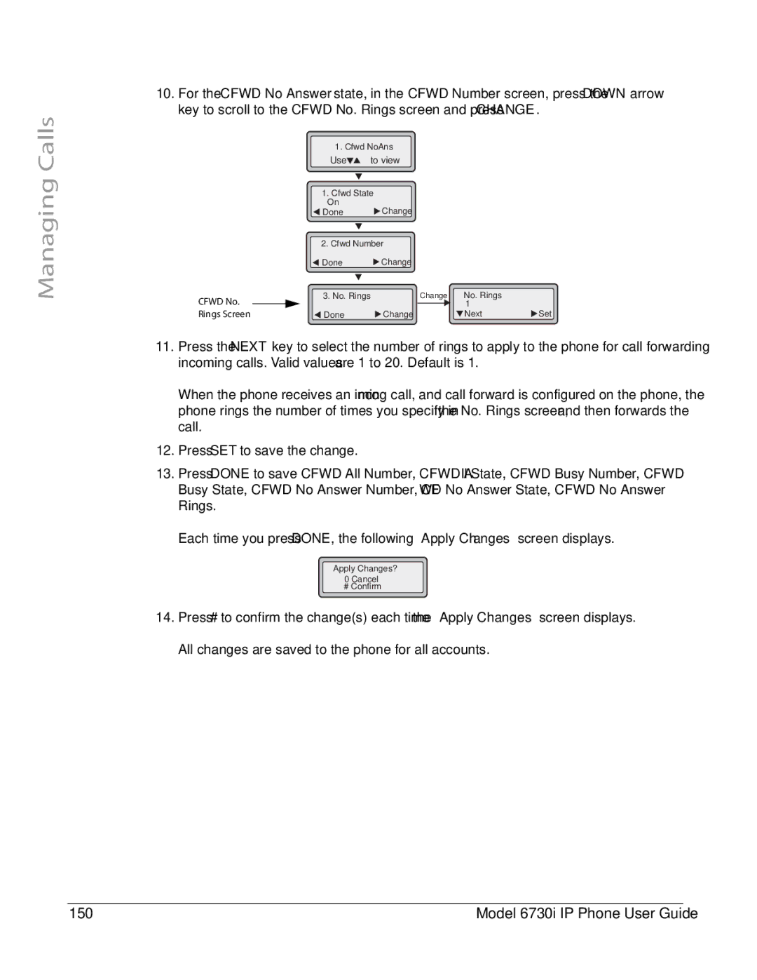 Aastra Telecom 6730I manual Model 6730i IP Phone User Guide 