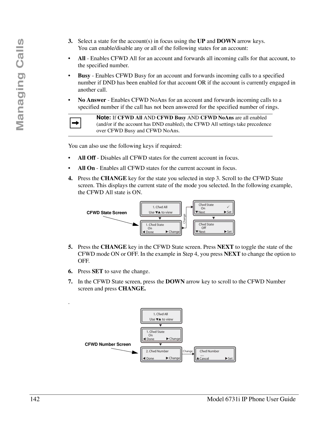 Aastra Telecom 6731I manual Model 6731i IP Phone User Guide 