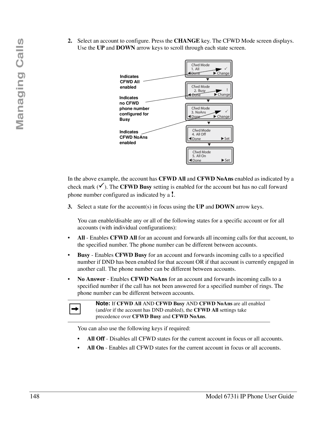 Aastra Telecom 6731I manual Model 6731i IP Phone User Guide 