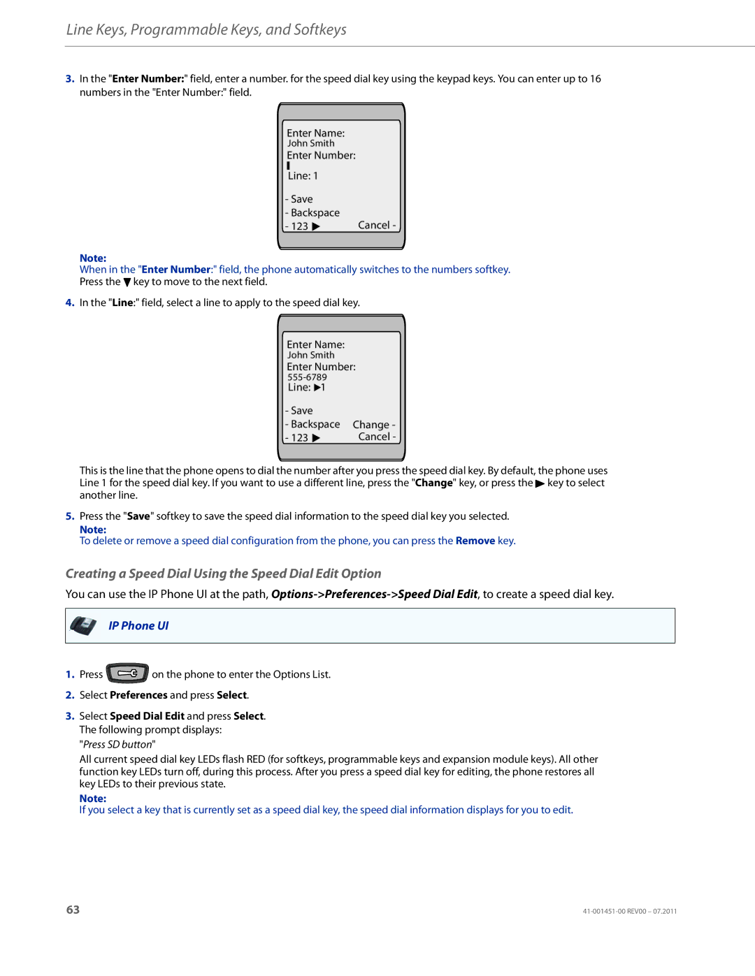 Aastra Telecom 6735I manual Creating a Speed Dial Using the Speed Dial Edit Option, Press SD button 