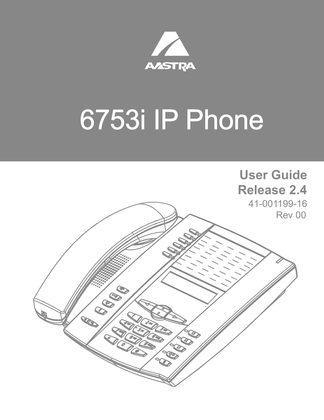 Aastra Telecom 6753I manual 6753i IP Phone 