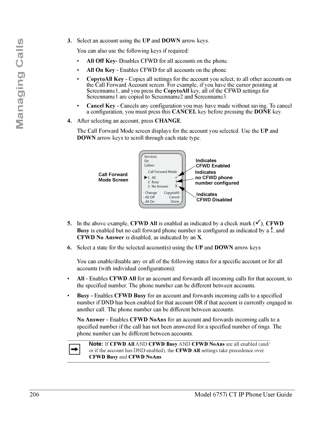 Aastra Telecom 6757I CT manual Model 6757i CT IP Phone User Guide, Mode Screen 