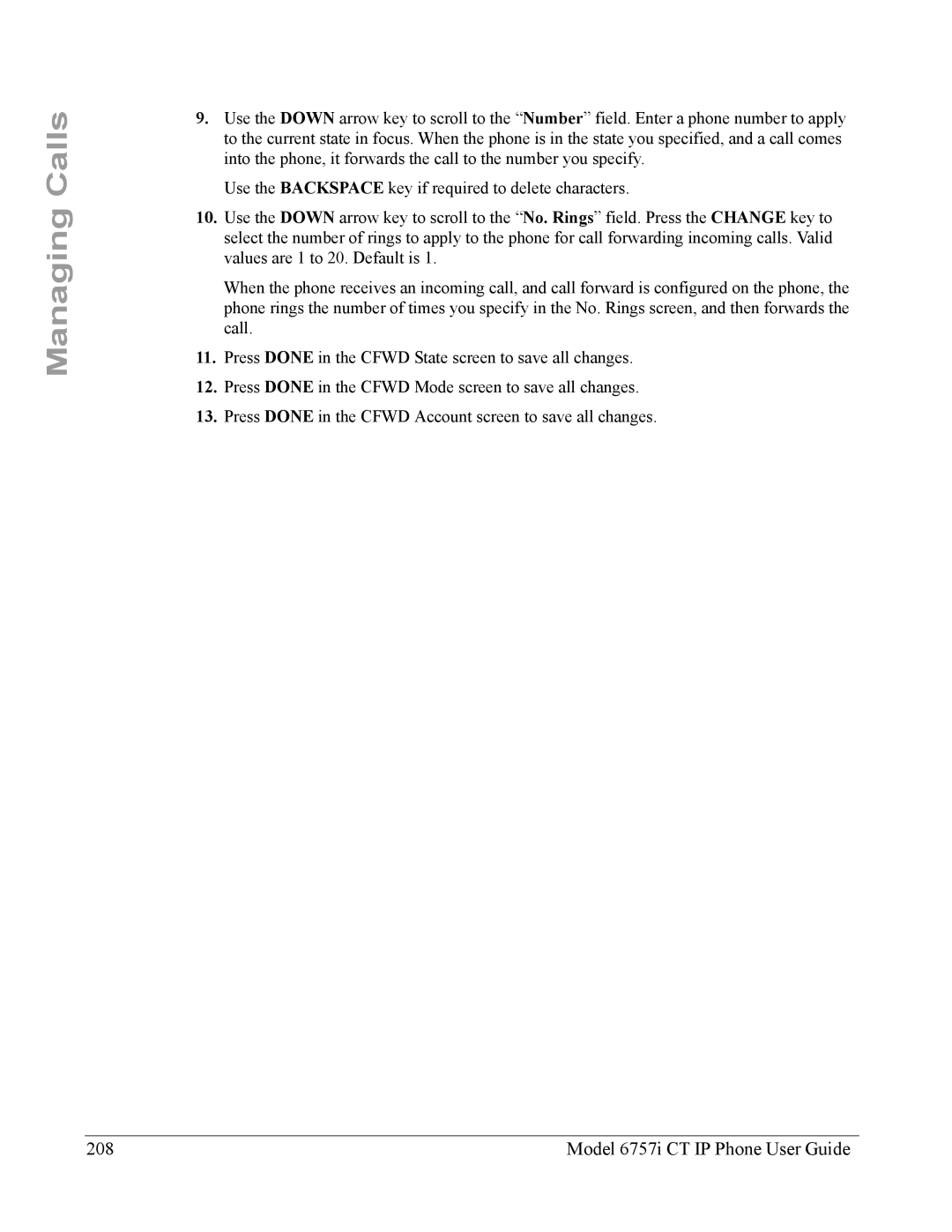 Aastra Telecom 6757I CT manual Model 6757i CT IP Phone User Guide 