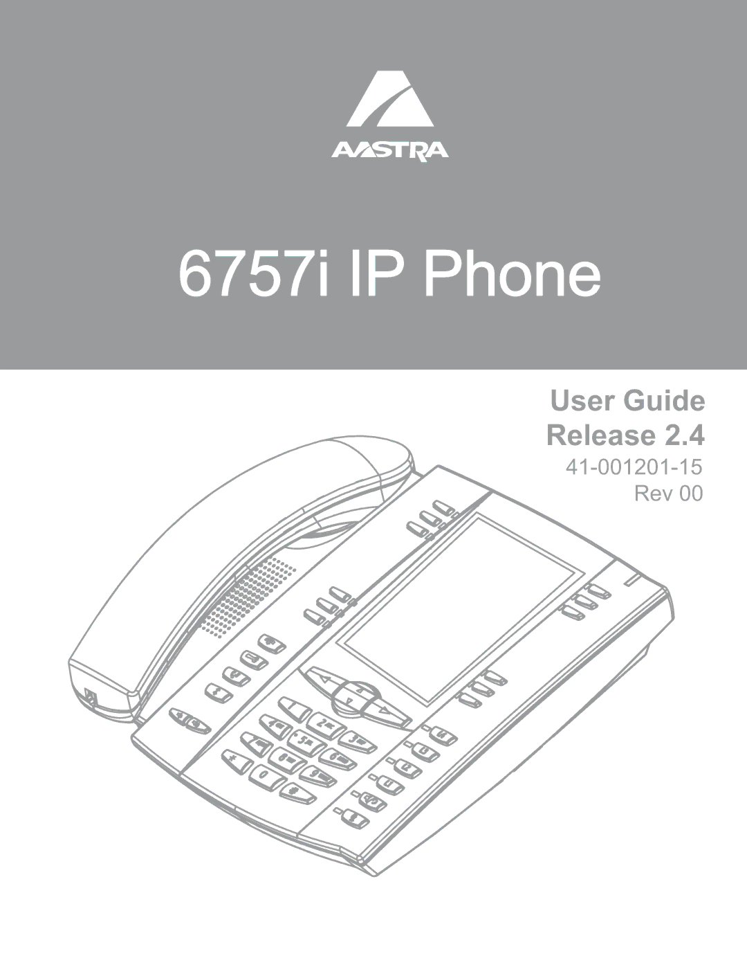 Aastra Telecom 6757I manual 6757i IP Phone 