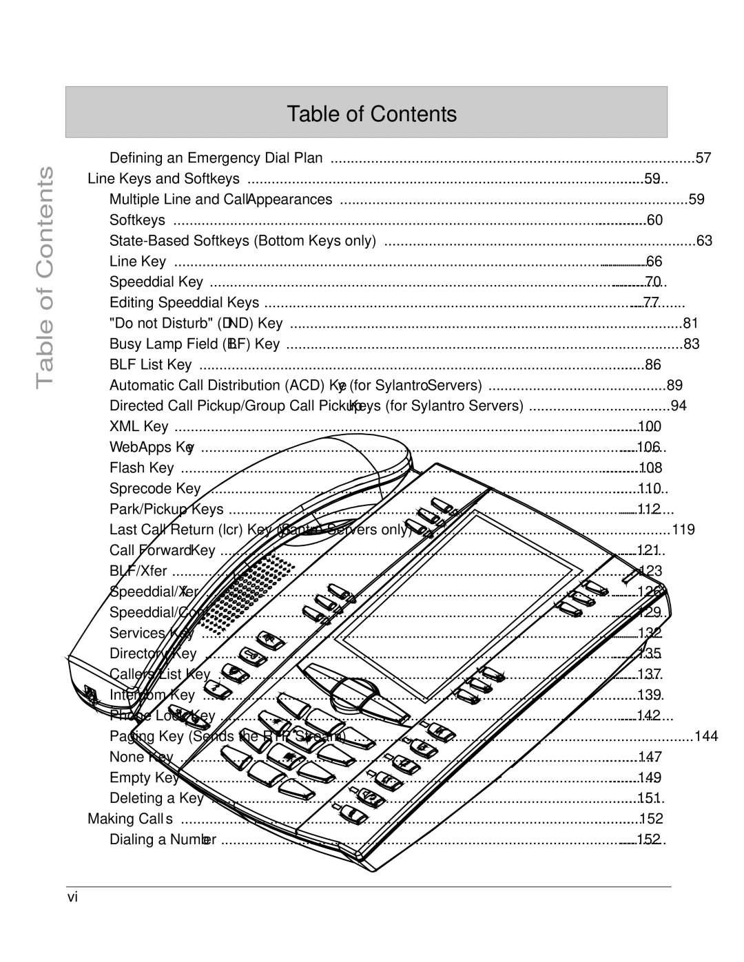 Aastra Telecom 6757I manual Defining an Emergency Dial Plan, Multiple Line and Call Appearances, Dialing a Number 152 