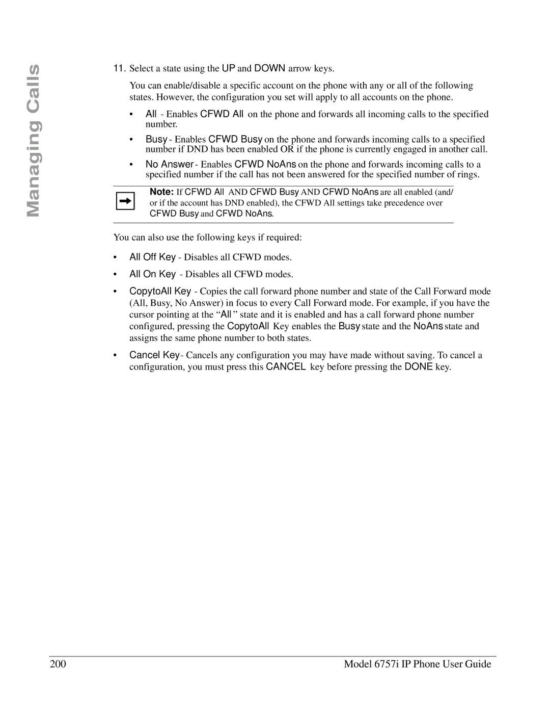 Aastra Telecom 6757I manual Model 6757i IP Phone User Guide 