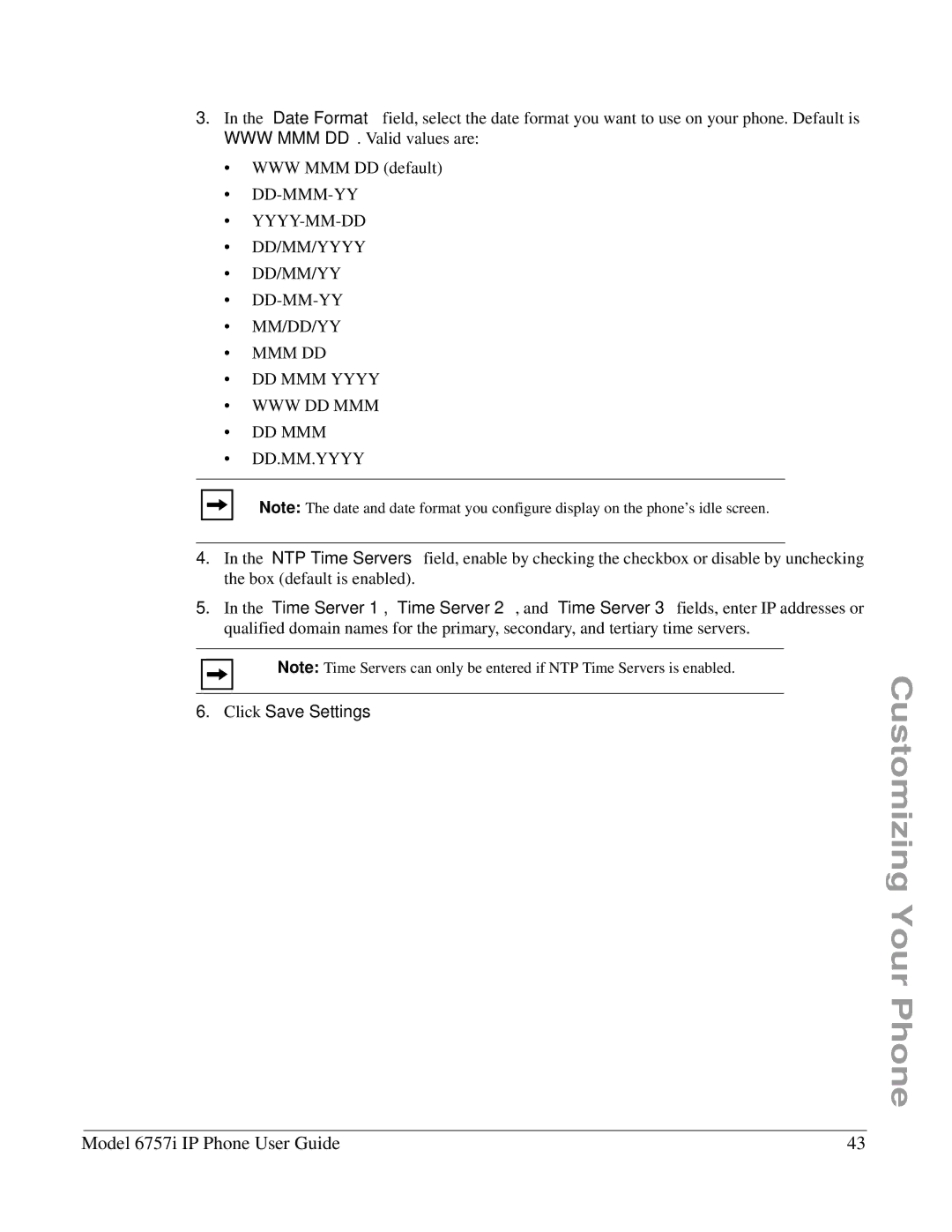 Aastra Telecom 6757I manual Customizing Your Phone 