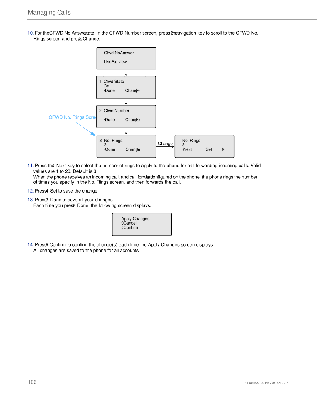 Aastra Telecom 6863i manual 106 