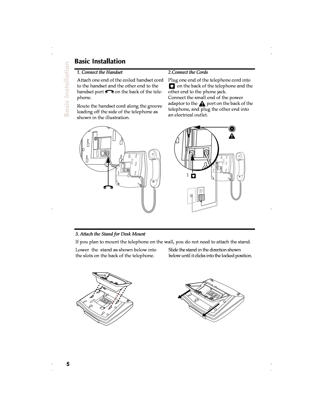 Aastra Telecom 9116 manual Basic Installation 