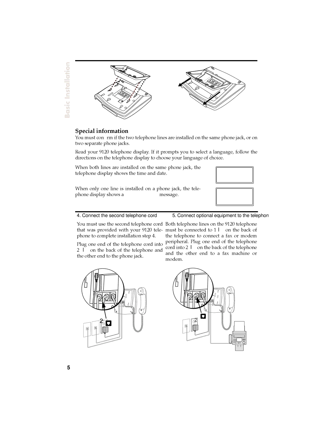 Aastra Telecom 9120 manual Special information 