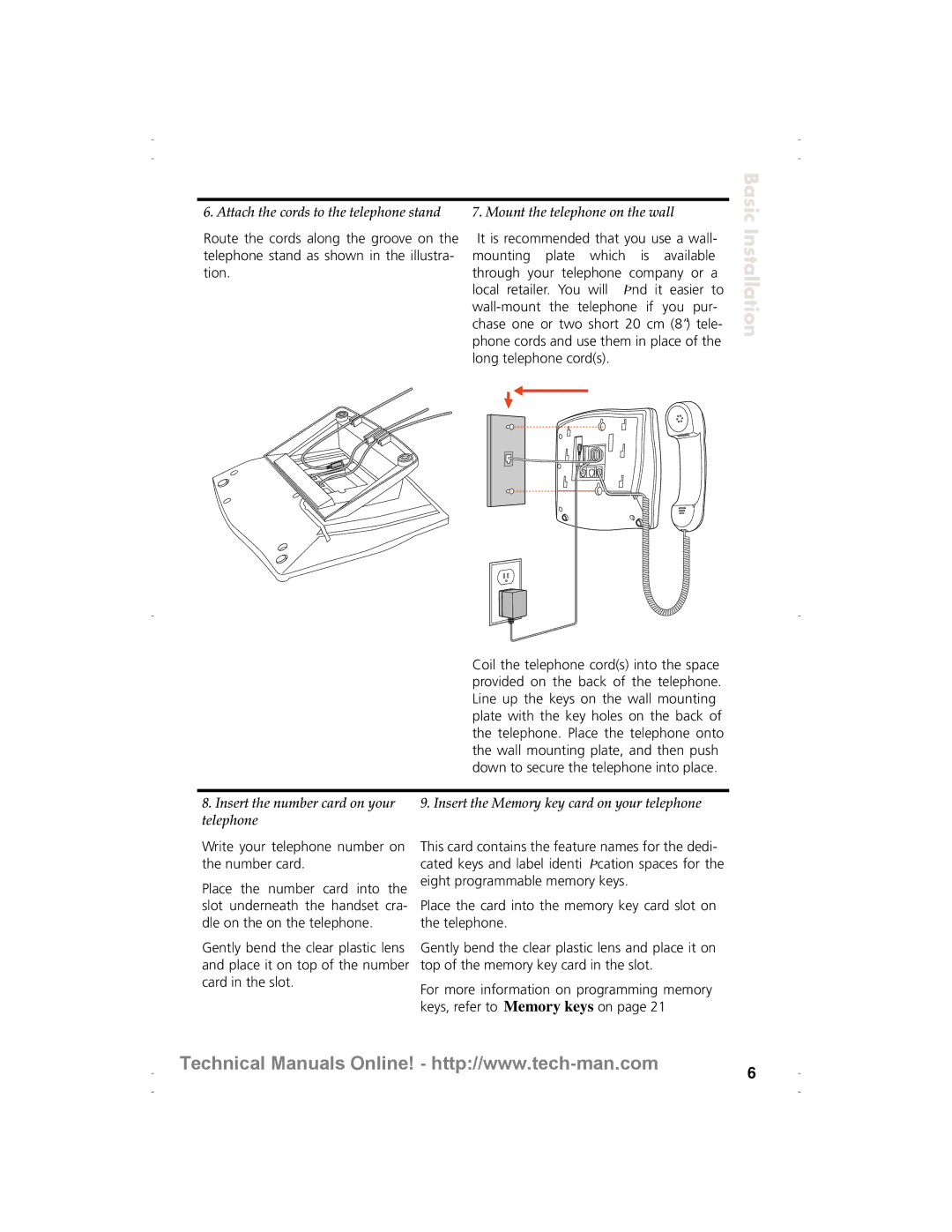 Aastra Telecom 9120 technical manual Basic, Installation 