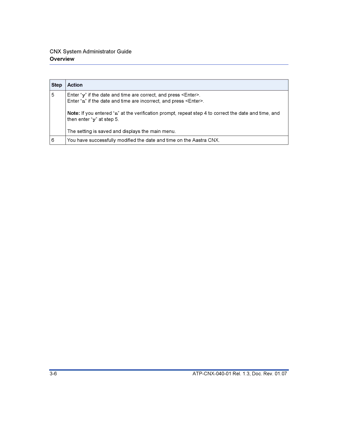 Aastra Telecom ATP-CNX-040-01 manual Overview 