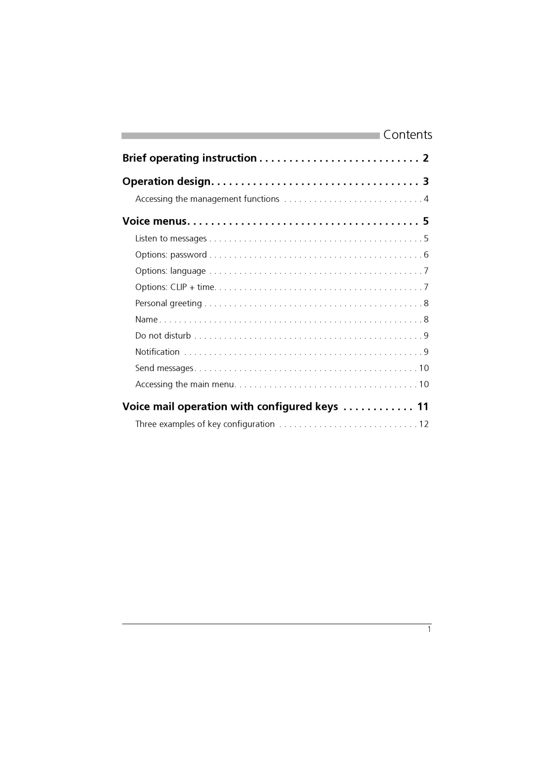 Aastra Telecom AVS 5150 manual Contents 