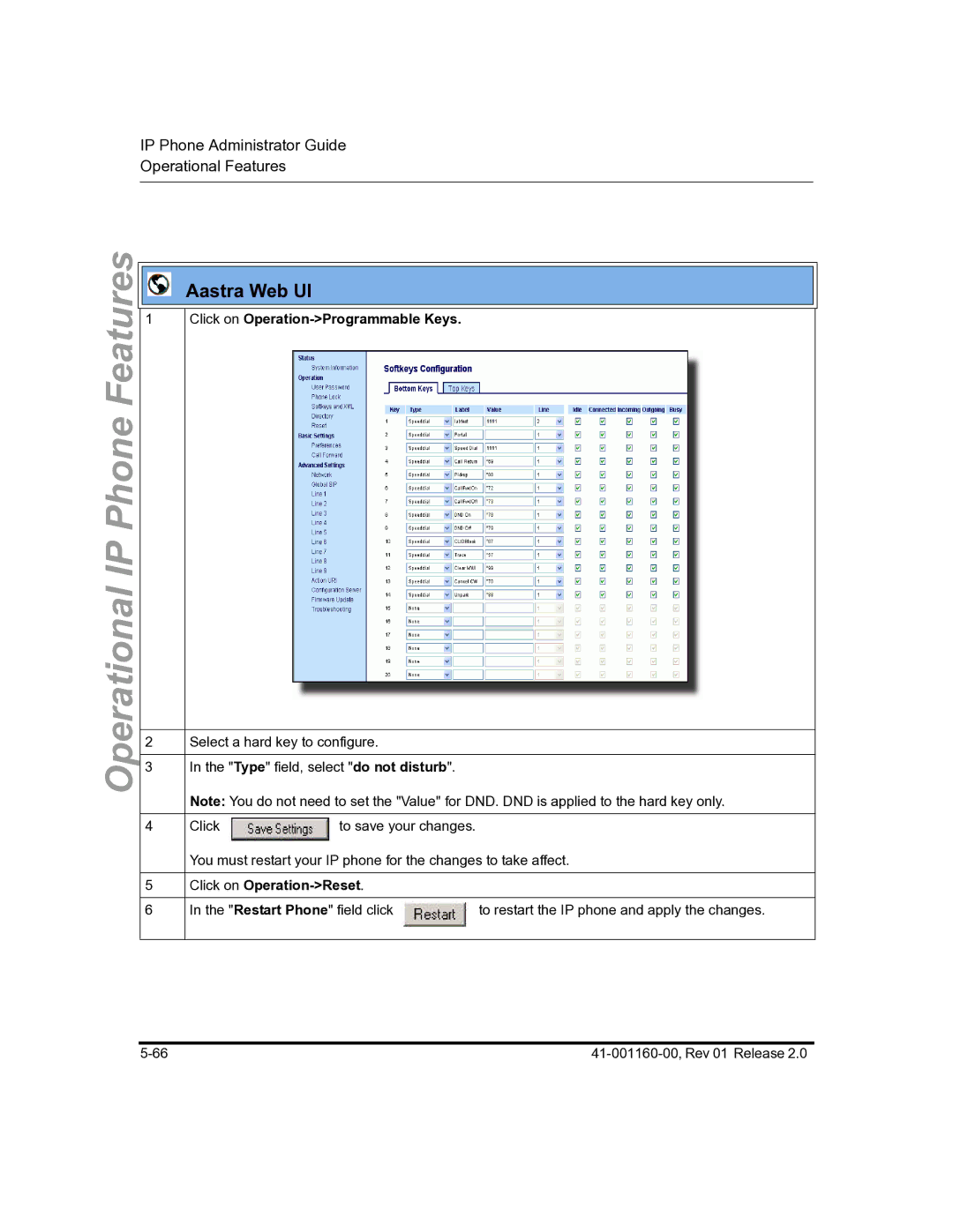 Aastra Telecom 57I C53I manual Operational 