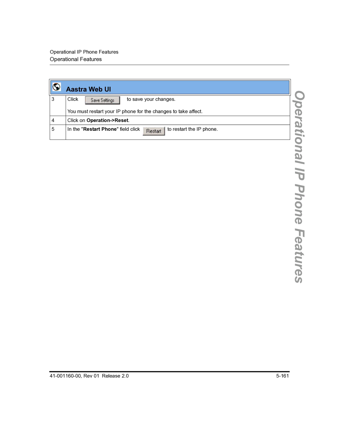 Aastra Telecom 57I C53I manual 41-001160-00, Rev 01 Release 161 