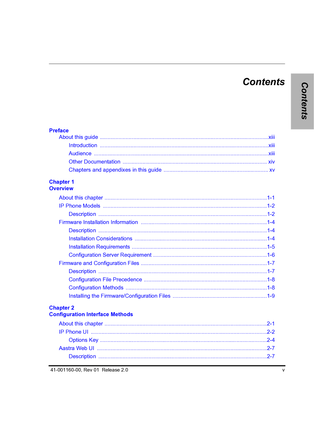 Aastra Telecom 57I C53I manual Contents 