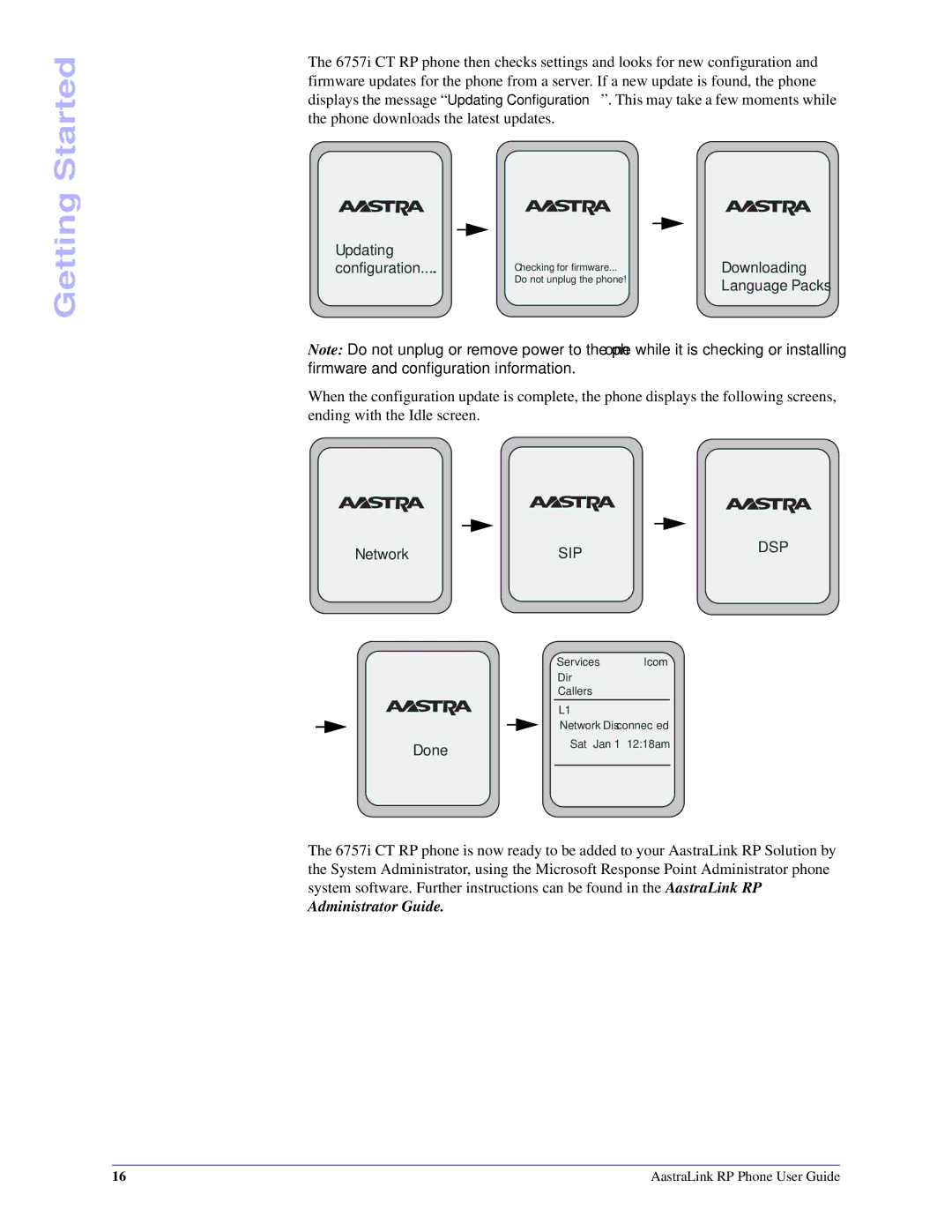 Aastra Telecom CT Cordless manual Administrator Guide 