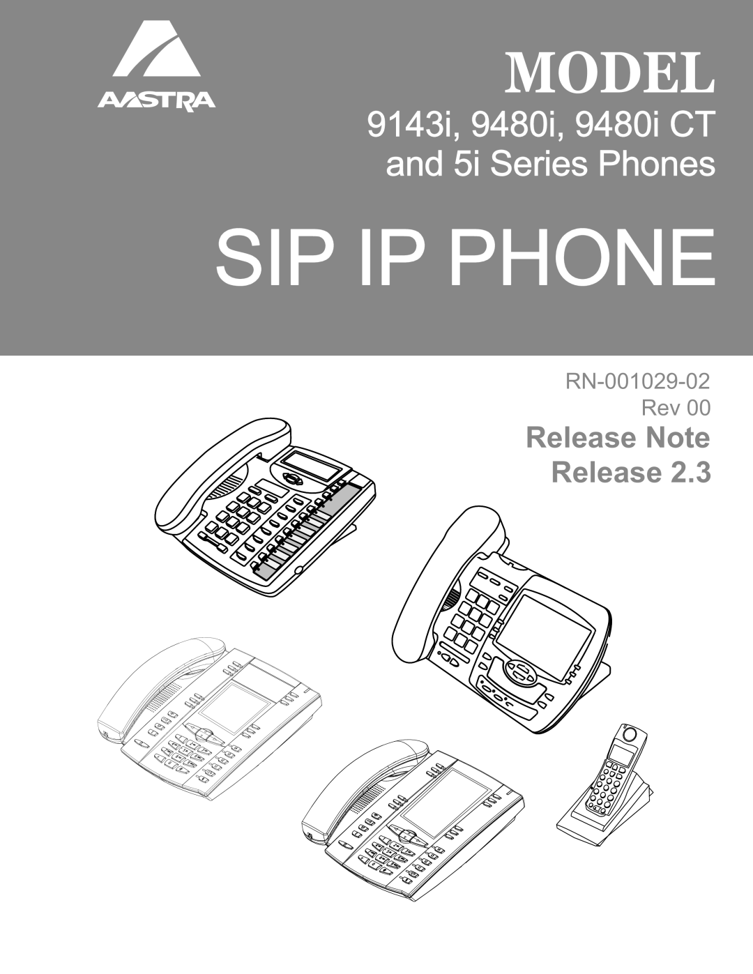 Aastra Telecom CT9143i manual SIP IP Phone 