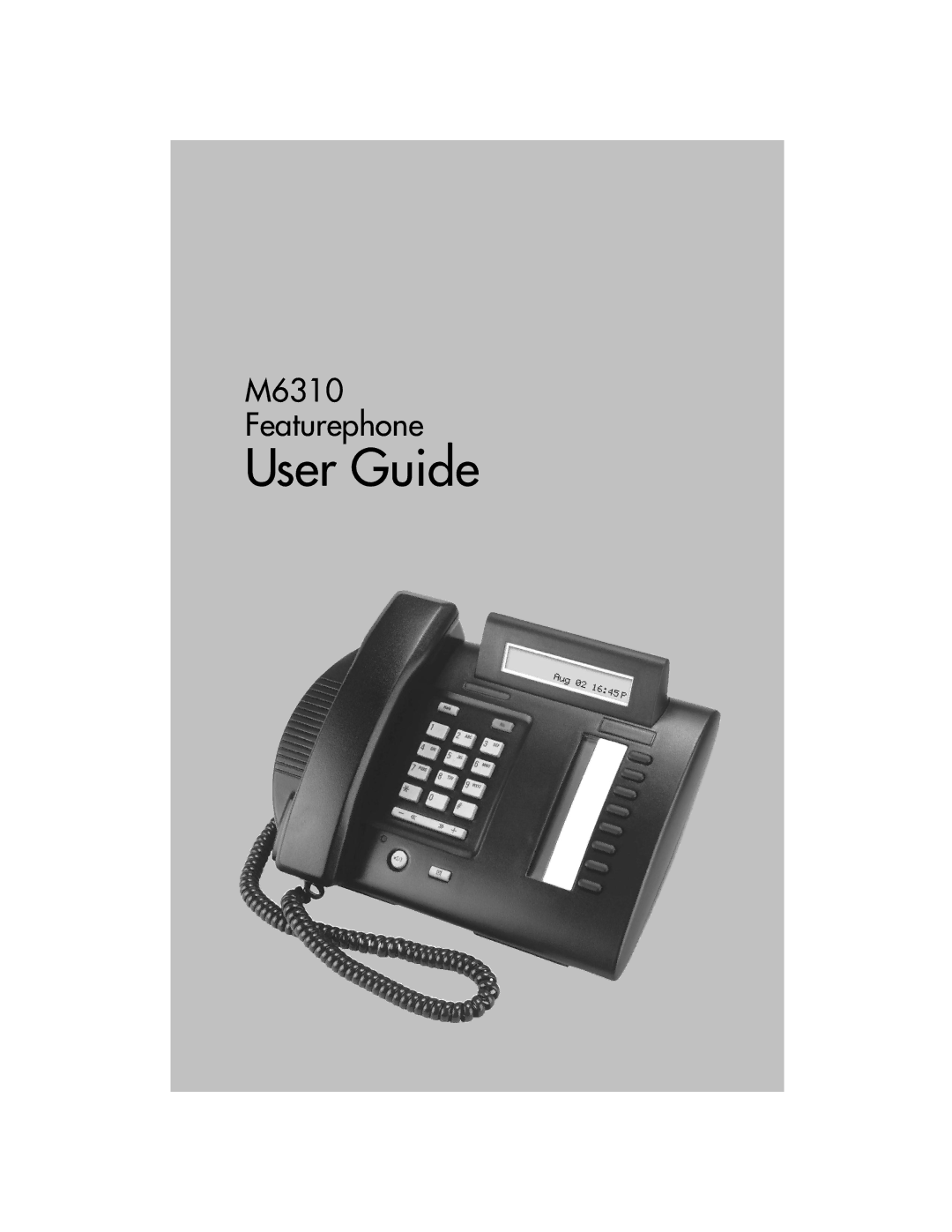 Aastra Telecom M6310 manual User Guide 