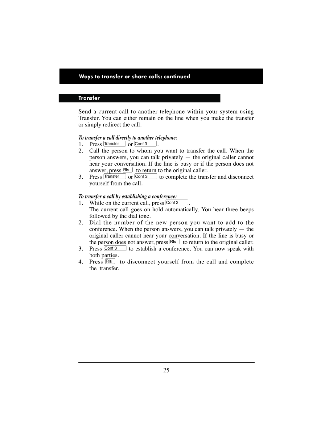 Aastra Telecom M6310 manual Transfer, To transfer a call directly to another telephone 