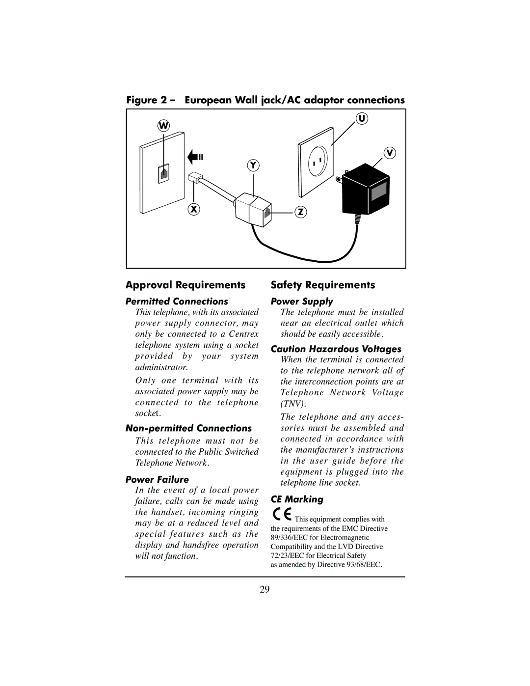 Aastra Telecom M6310 manual Approval Requirements 